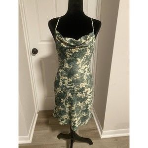 Urban Outfitters Floral Mini Dress Women’s Size XS Green Multi Bodycon